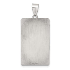 Sterling Silver Judgement Tarot Card Pendant QC11530