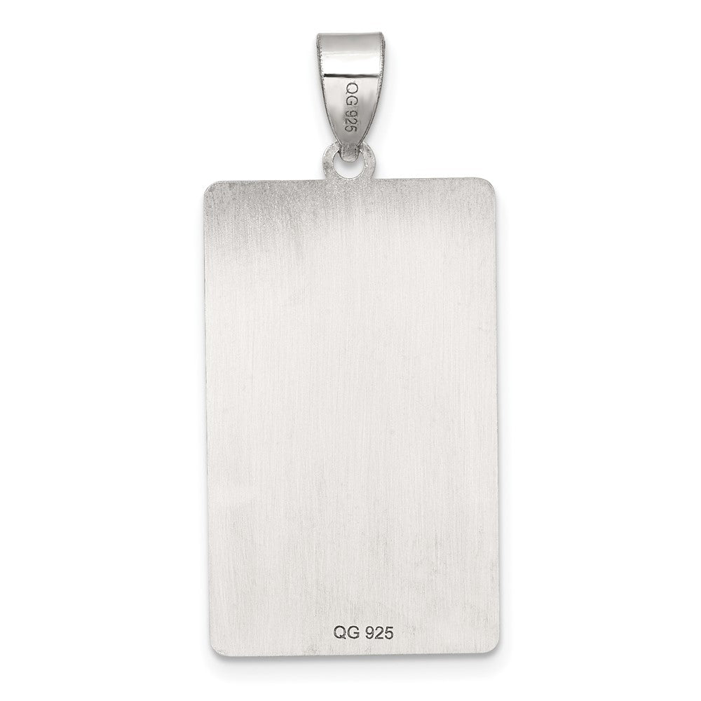 Sterling Silver The World Tarot Card Pendant QC11531