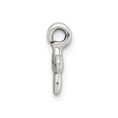 Sterling Silver Polished and Antiqued Fancy Charm QC11539