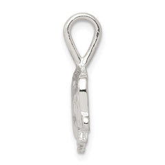 Sterling Silver Girl Head Charm QC1485