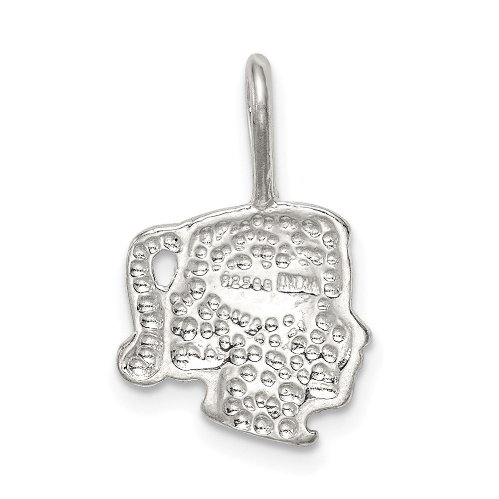 Sterling Silver Girl Head Charm QC1485