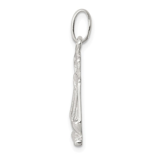 Sterling Silver Scales Of Justice Charm QC158