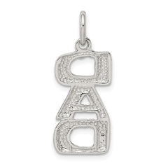 Sterling Silver DAD Charm QC1590