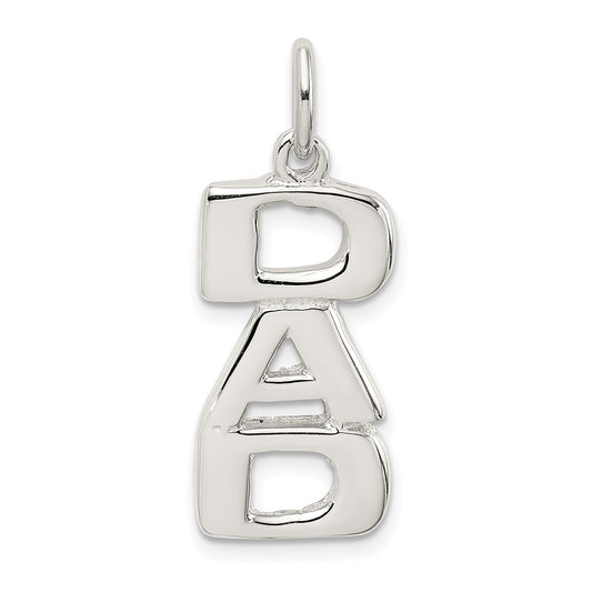 Sterling Silver DAD Charm QC1590