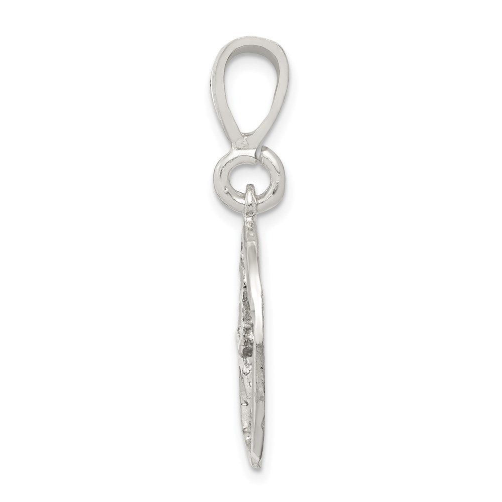 Sterling Silver Music Staff Charm QC1619