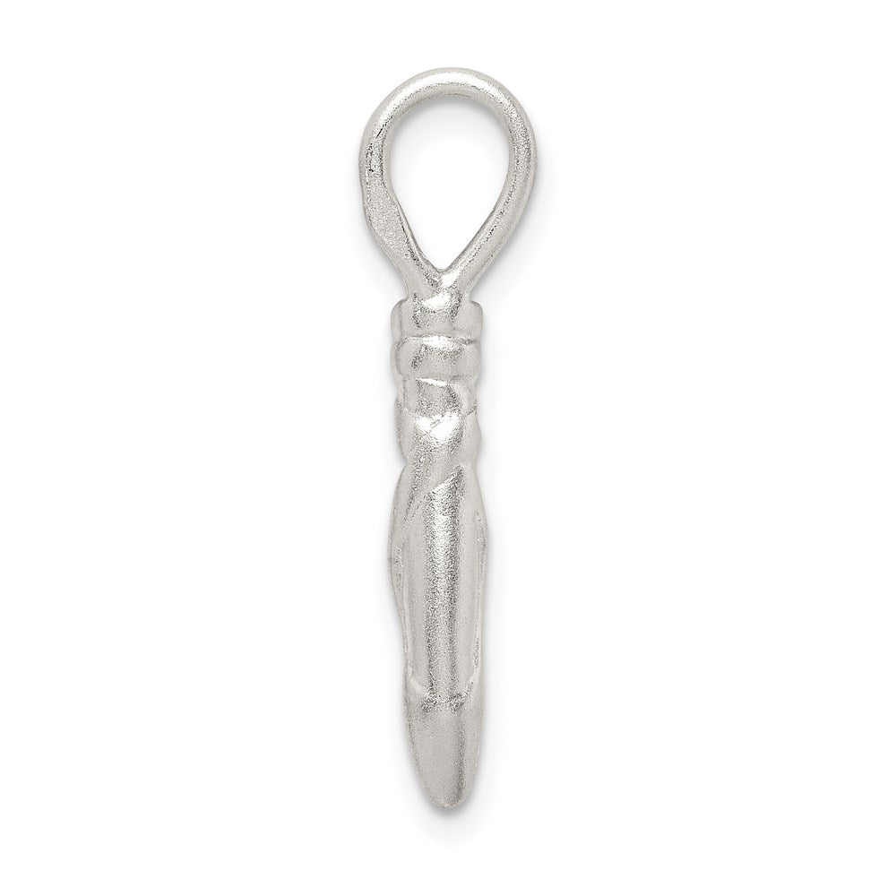 Sterling Silver Ballet Slipper Charm QC1640