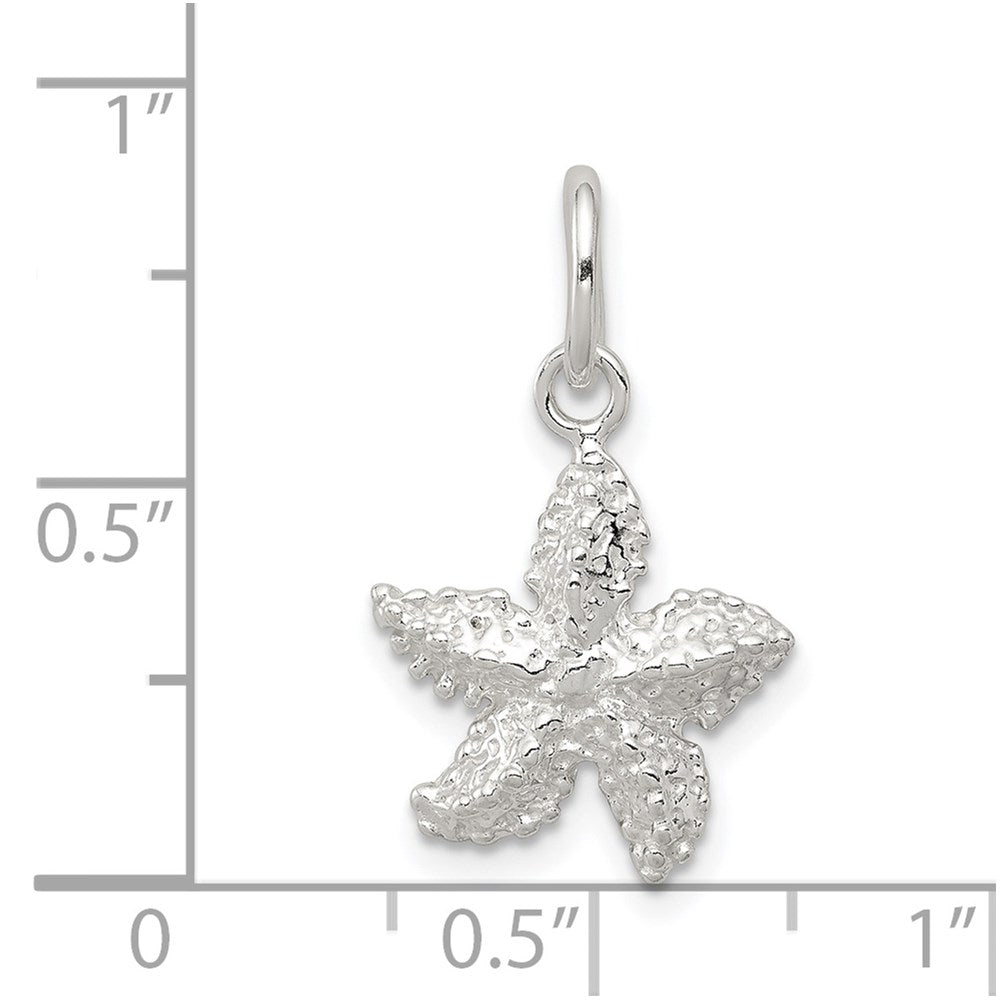 Sterling Silver Starfish Charm QC1652