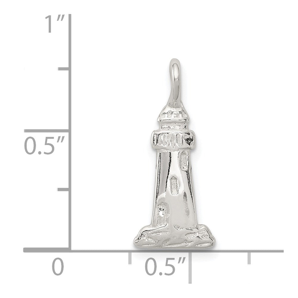 Sterling Silver Lighthouse Charm QC1668