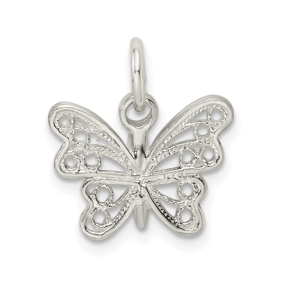 Sterling Silver Butterfly Charm QC1696