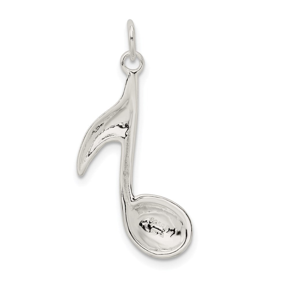Sterling Silver Music Note Charm QC186