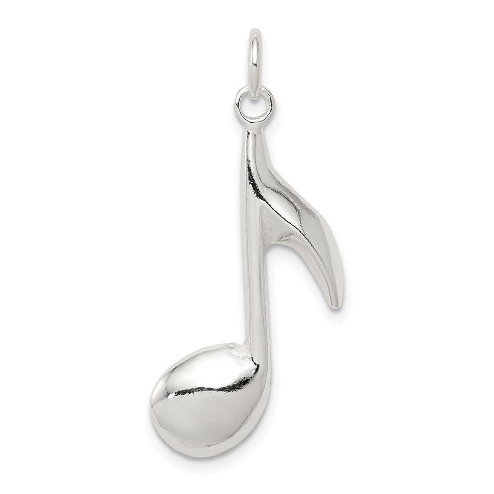 Sterling Silver Music Note Charm QC186