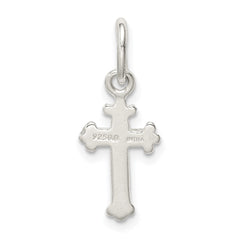 Sterling Silver Fleur De Lis Cross Charm QC1860