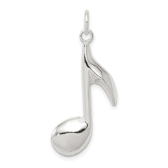 Sterling Silver Music Note Charm QC186