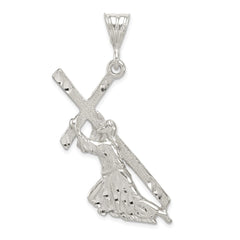 Sterling Silver St. Andrew Cross Pendant QC1874