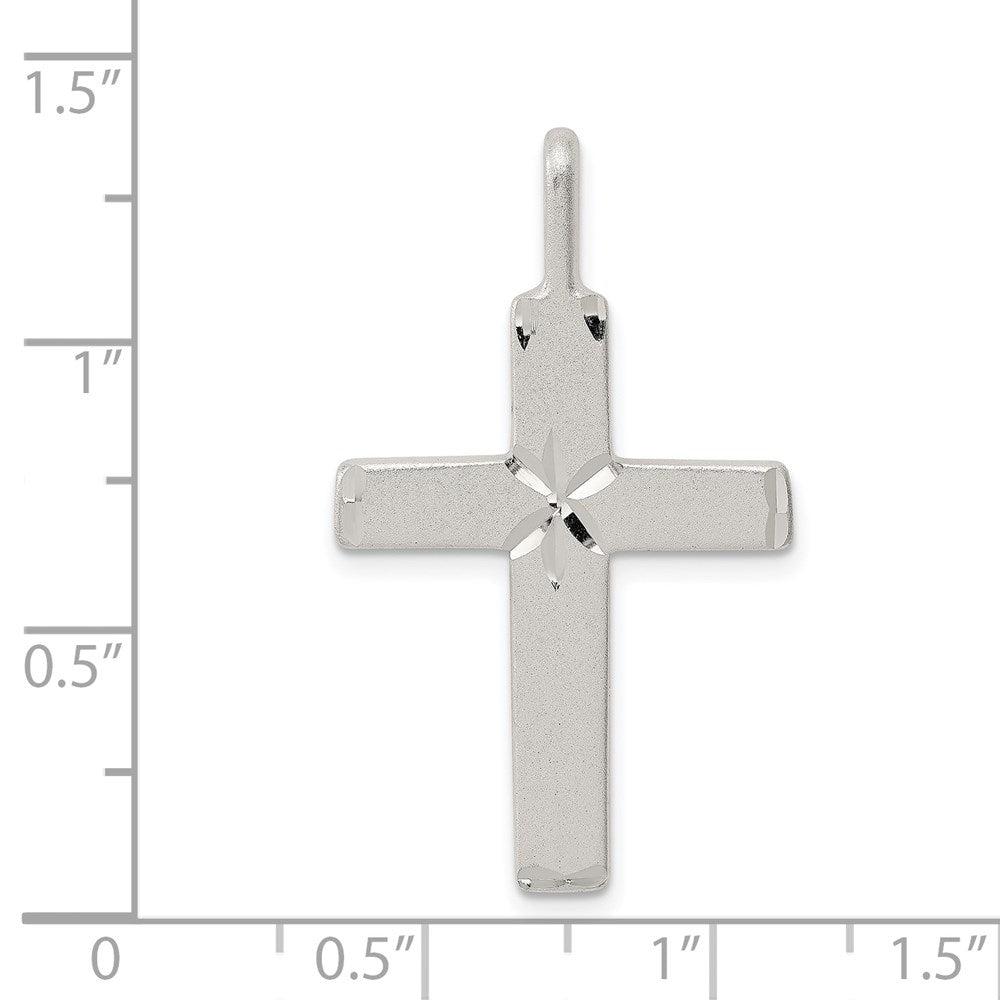 Sterling Silver Cross Pendant QC1881