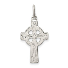 Sterling Silver Celtic Cross Charm QC1900