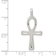 Sterling Silver Ankh Cross Pendant QC1912
