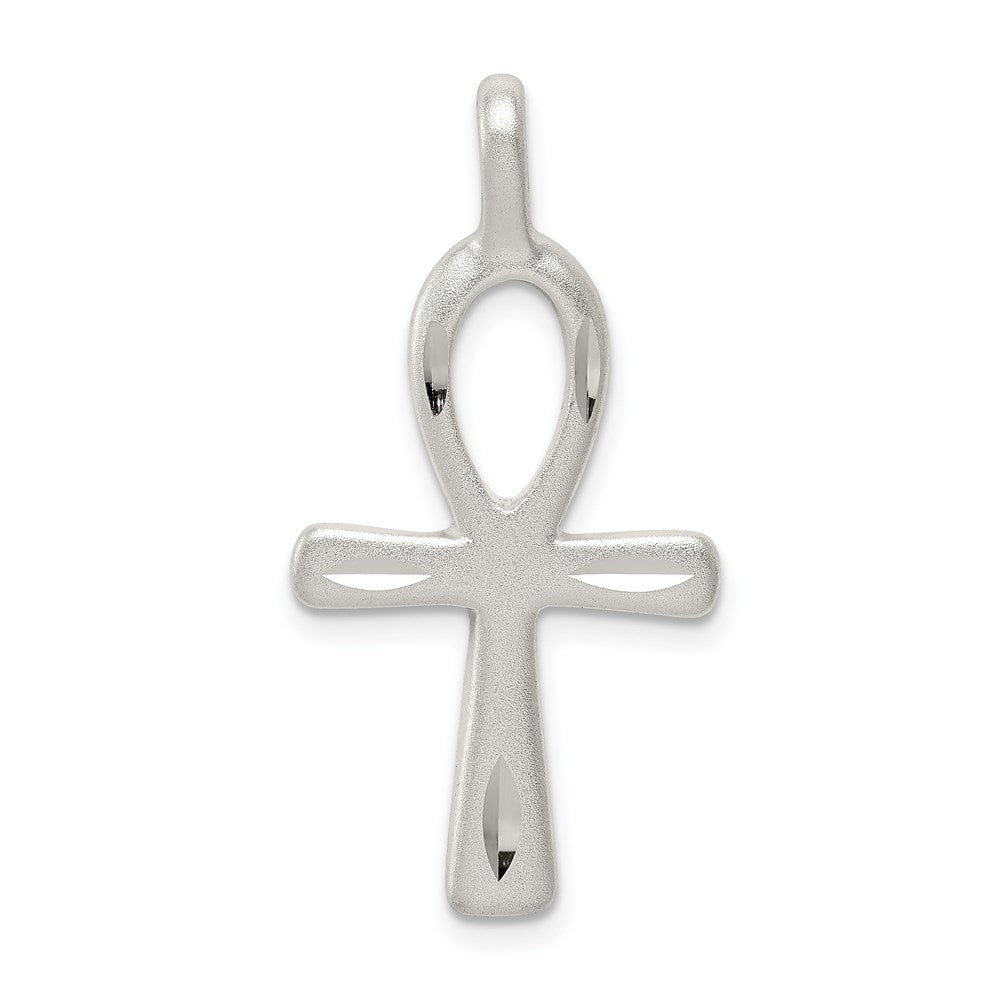Sterling Silver Ankh Cross Pendant QC1912