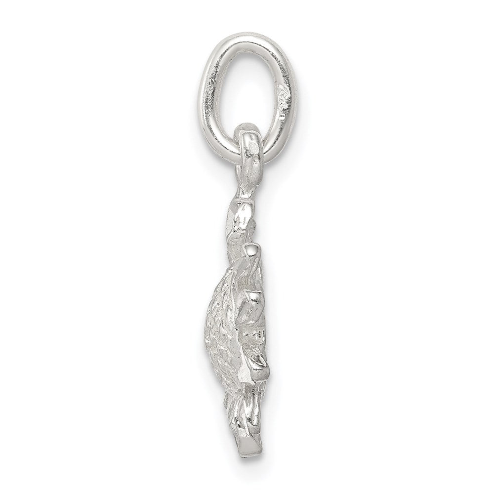 Sterling Silver Floral Charm QC2011