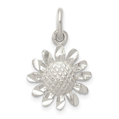 Sterling Silver Floral Charm QC2011