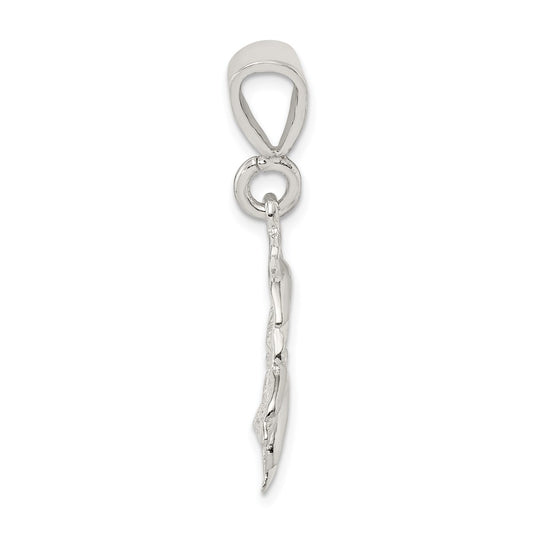 Sterling Silver Trio of Dolphins Pendant QC2033