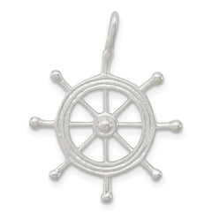 Sterling Silver Boat Wheel Charm QC2056
