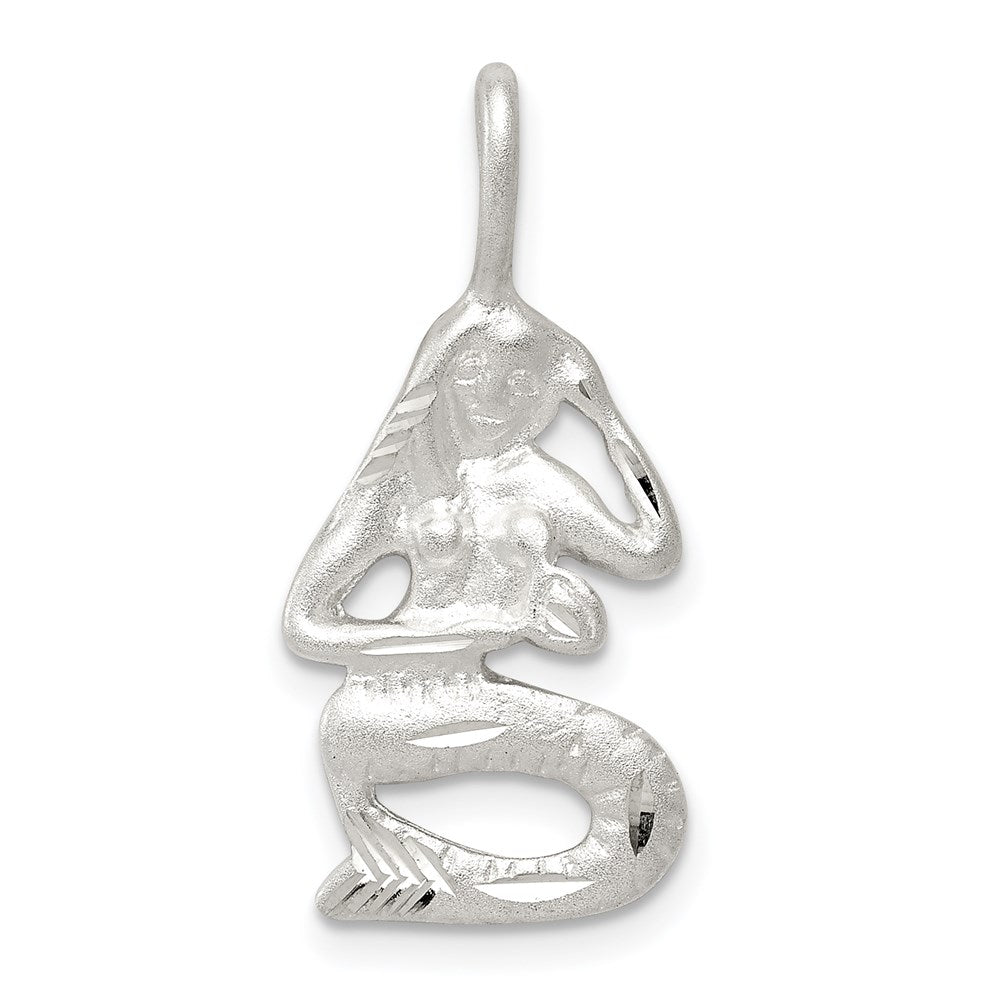 Sterling Silver Mermaid Charm QC2067