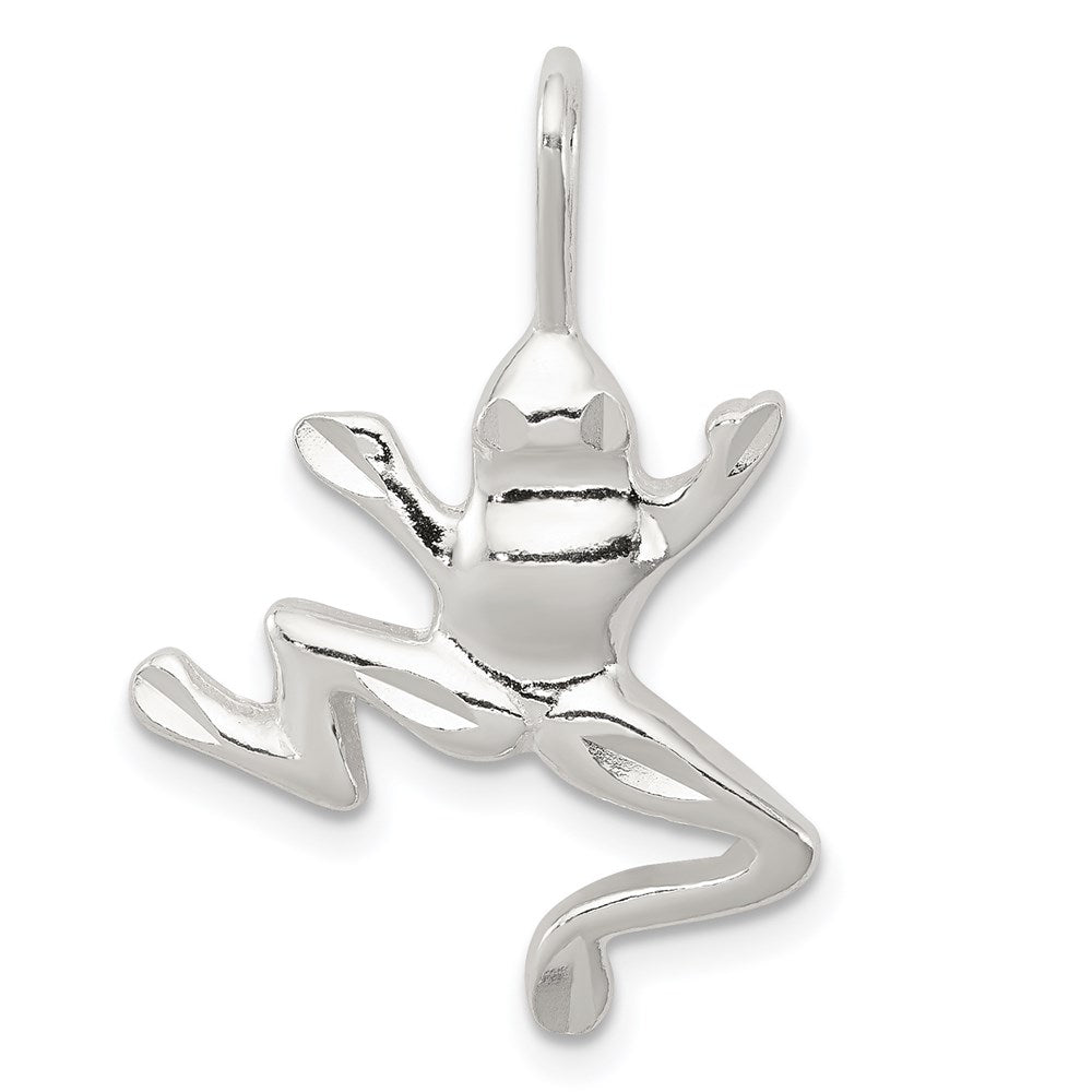 Sterling Silver Frog Charm QC2070