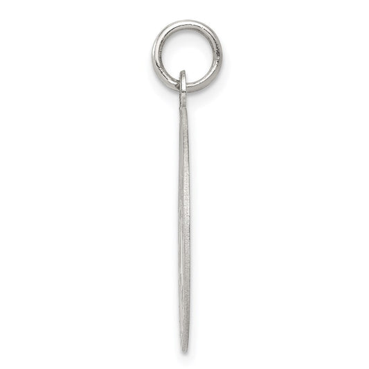 Sterling Silver Rhodium-plated Wedding Bells Charm QC2078