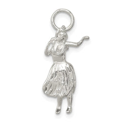 Sterling Silver Hula Dancer Charm QC220
