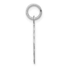 Sterling Silver Rhodium-plated Confirmation Disc Charm QC2388
