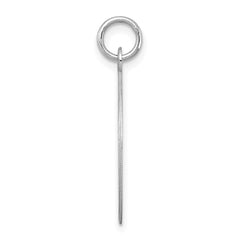 Sterling Silver Rhodium-plated Holy Communion Disc Charm QC2393