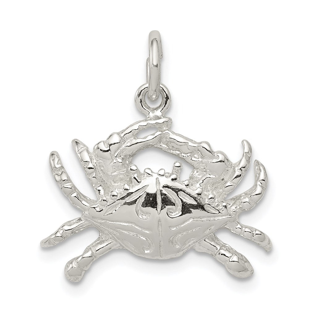 Sterling Silver Crab Charm QC2514