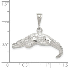 Sterling Silver Alligator Charm QC2531