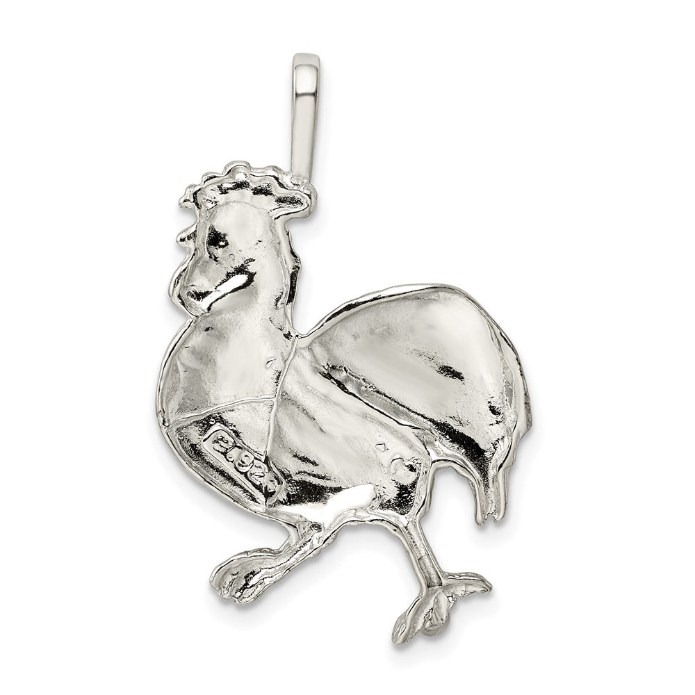 Sterling Silver Rooster Charm QC2645