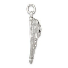 Sterling Silver Bull Dog Charm QC2667