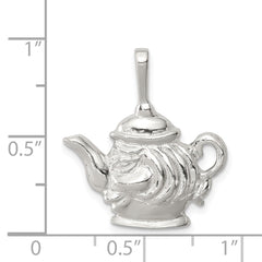 Sterling Silver Teapot Charm QC2720