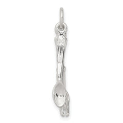 Sterling Silver Knife, Fork & Spoon Charm QC2774