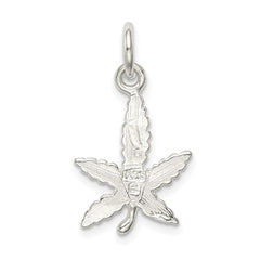 Sterling Silver Leaf Charm QC2801