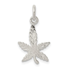 Sterling Silver Leaf Charm QC2801