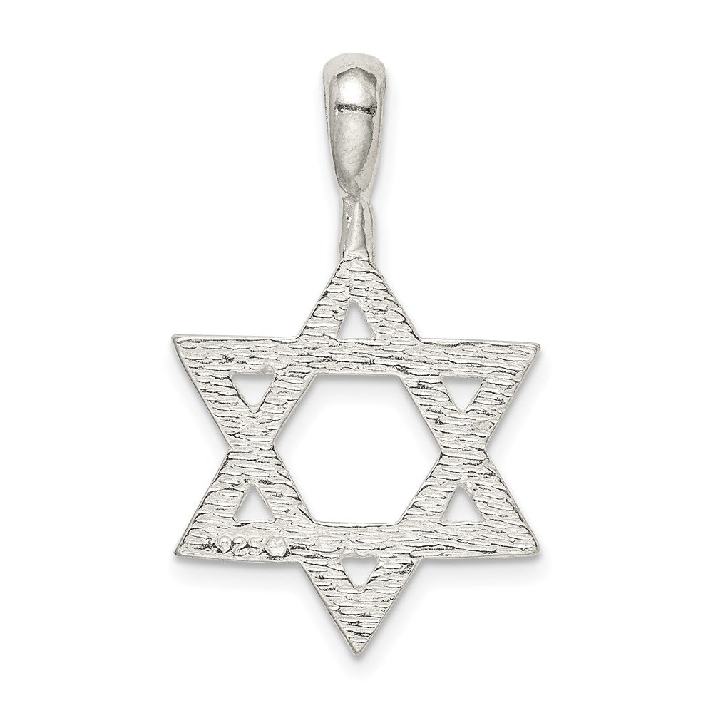 Sterling Silver Star of David Charm QC2821