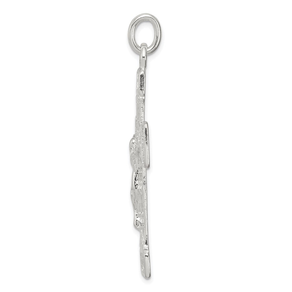 Sterling Silver Latin Crucifix Pendant QC2919