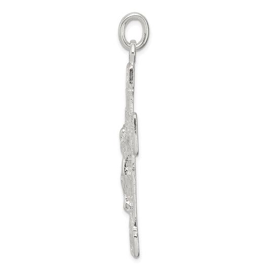 Sterling Silver Latin Crucifix Pendant QC2919