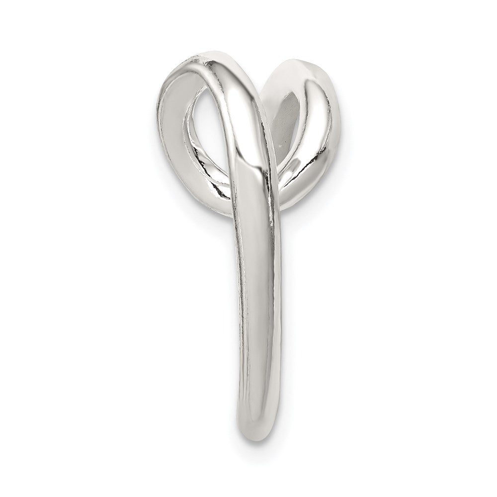 Sterling Silver Heart Slide QC3062