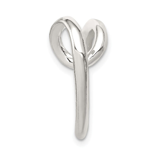 Sterling Silver Heart Slide QC3062