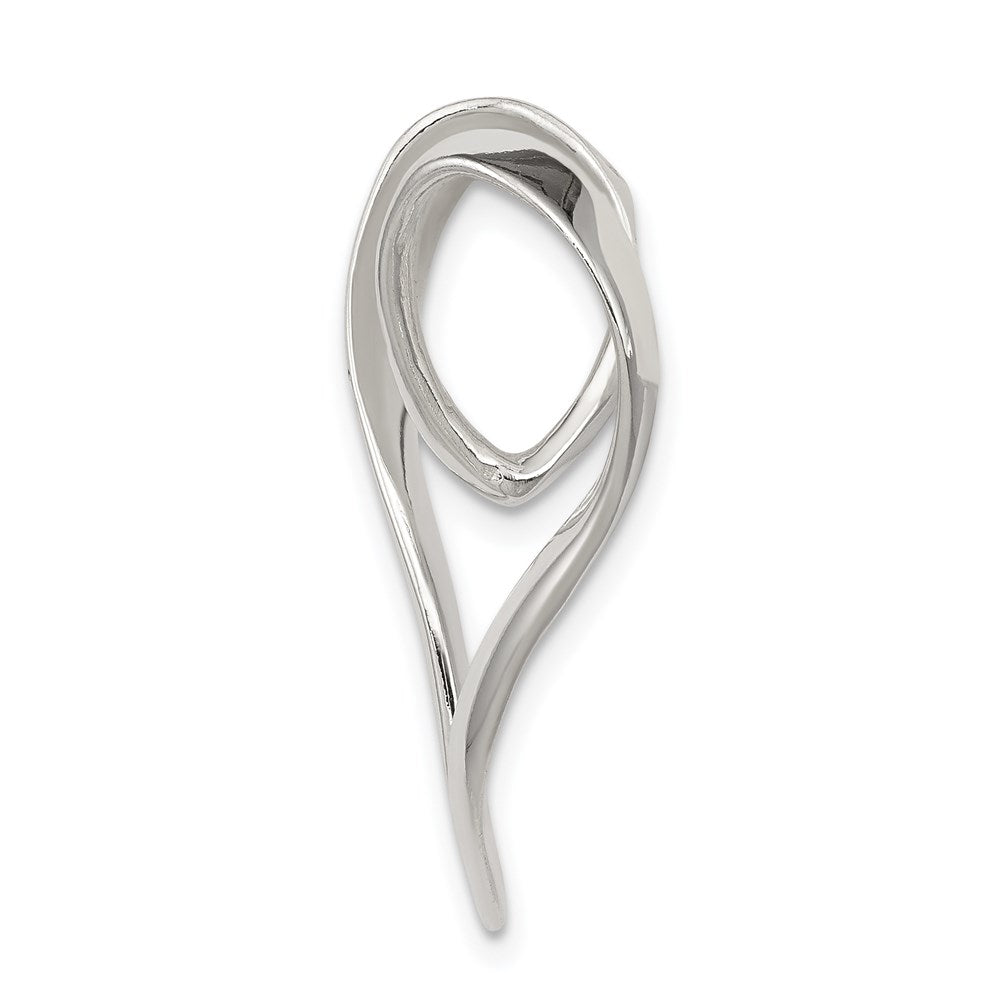Sterling Silver Heart Slide QC3063