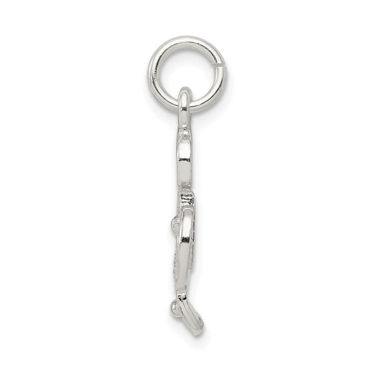 Sterling Silver Treble Clef Charm QC3083