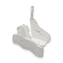 Sterling Silver Piano Charm QC3085