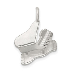 Sterling Silver Piano Charm QC3085