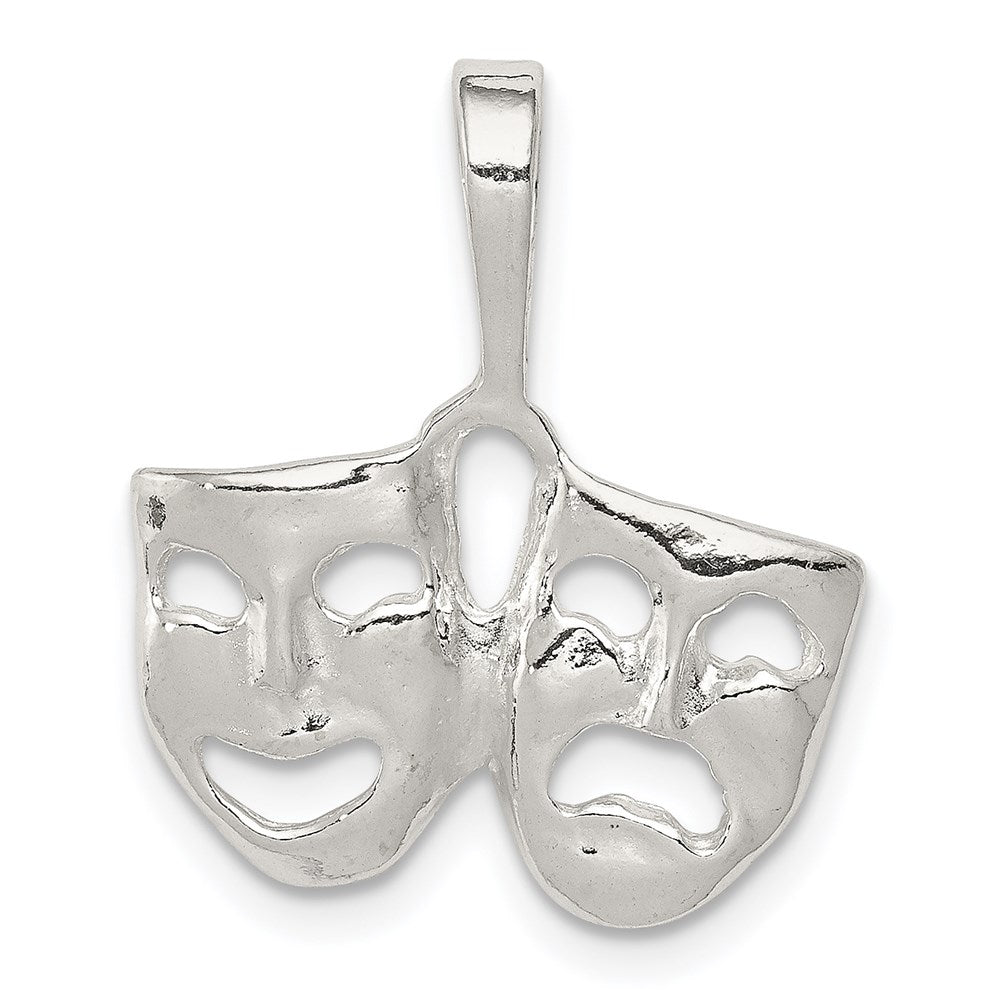 Sterling Silver Comedy/Tragedy Charm QC3092